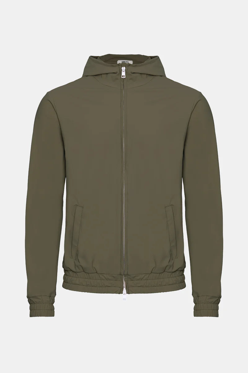 Olive Slate Hooded Tech Vest