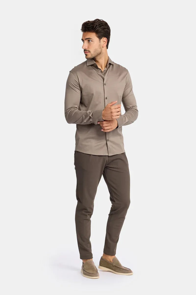 Dune Taupe Formal Shirt