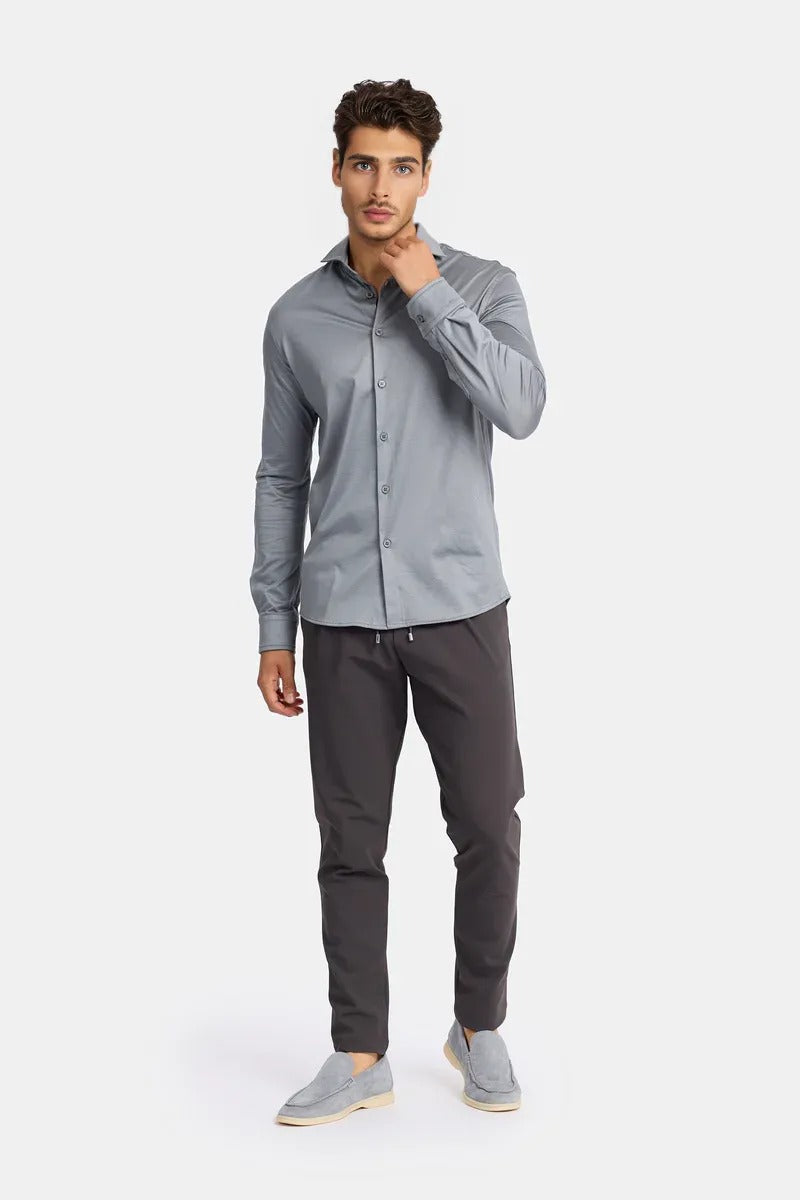 Smoky Gray Formal Shirt