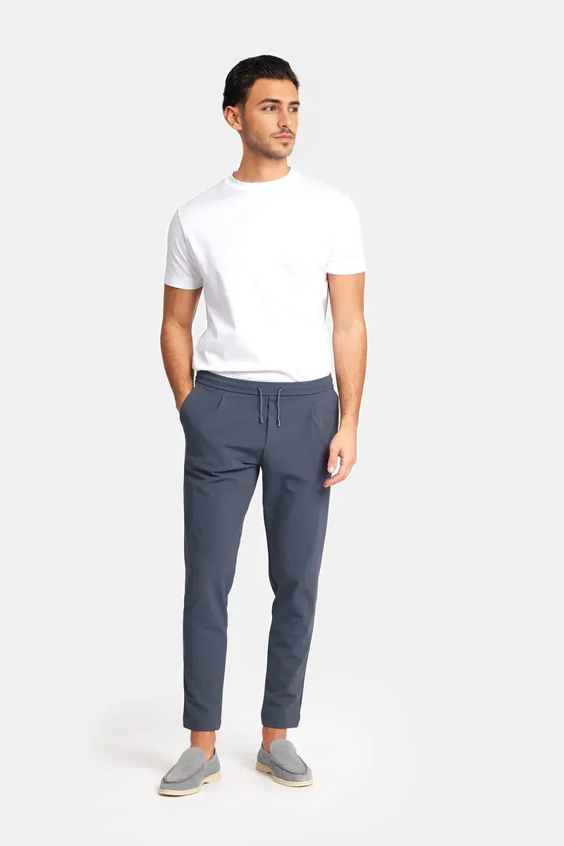 Steel Gray Smart Pants