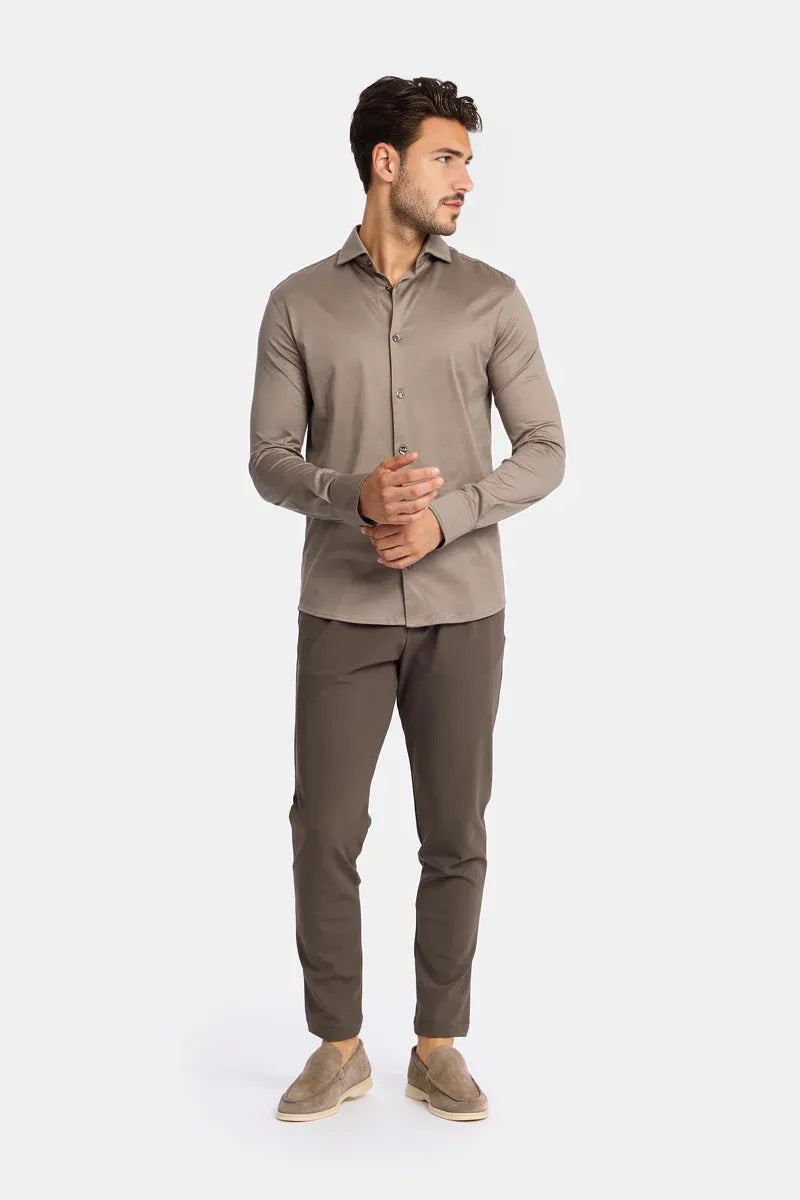 Dune Taupe Formal Shirt