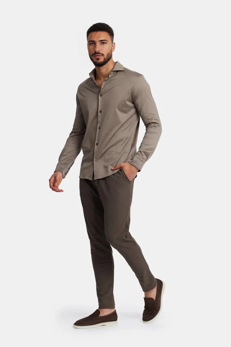 Dune Taupe Formal Shirt