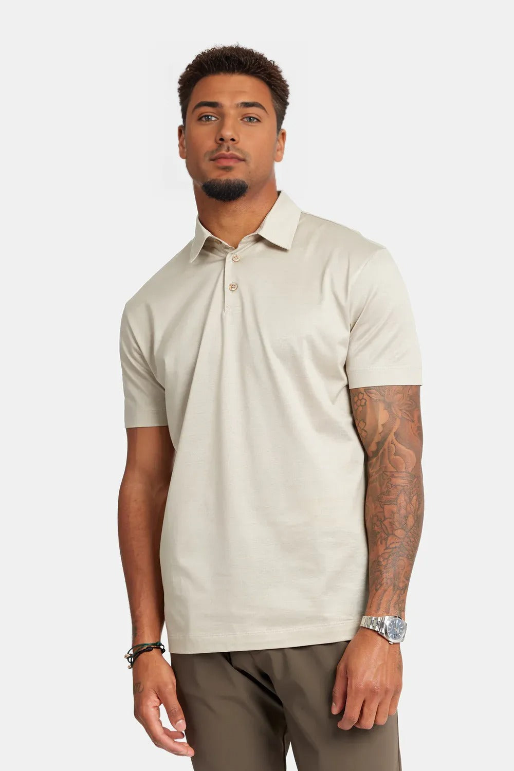 Sahara Beige Polo Shirt