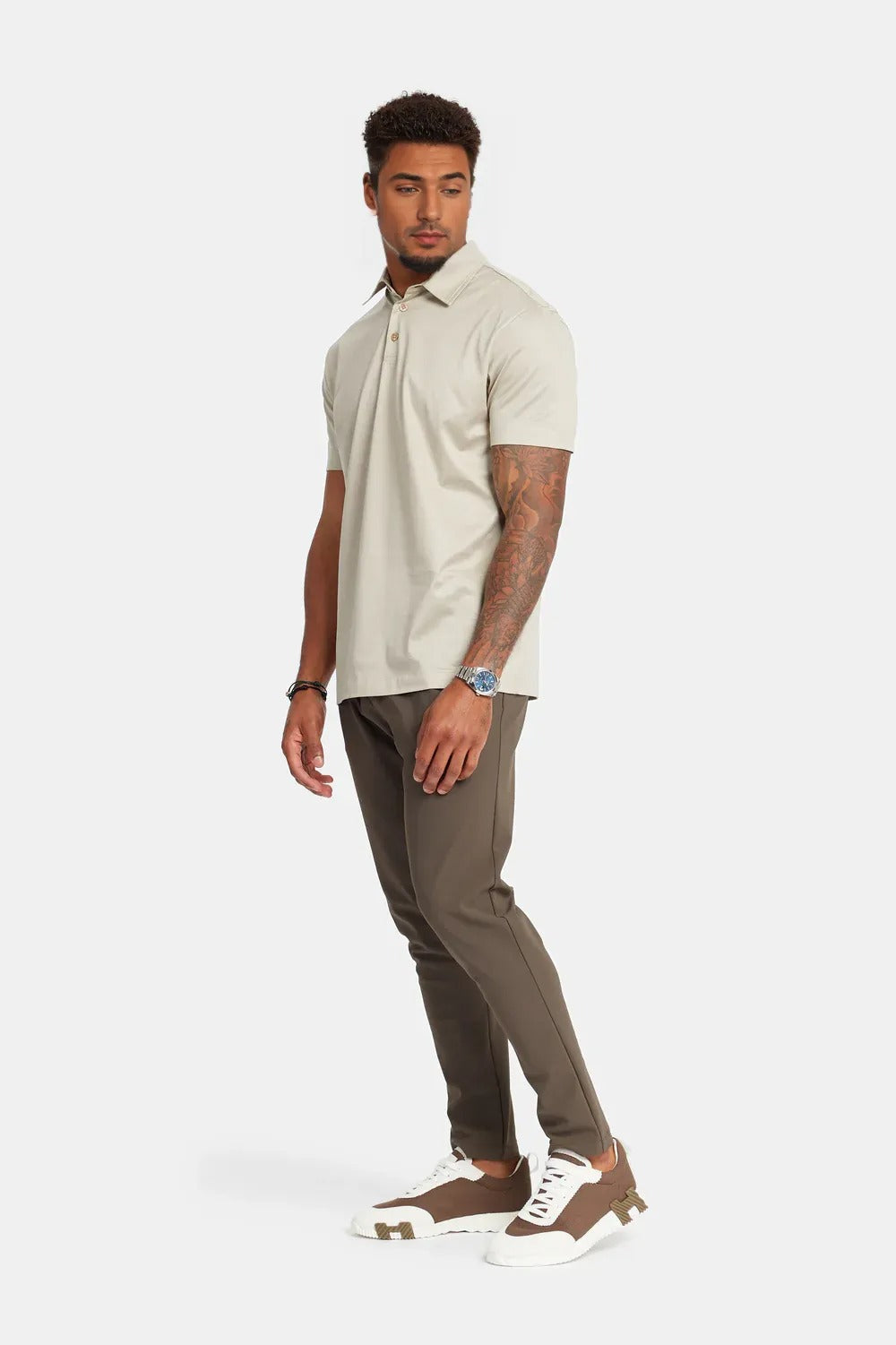 Sahara Beige Polo Shirt