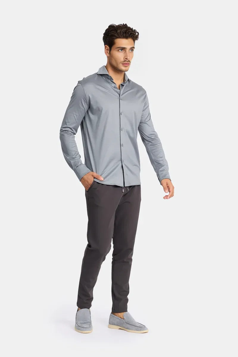 Smoky Gray Formal Shirt