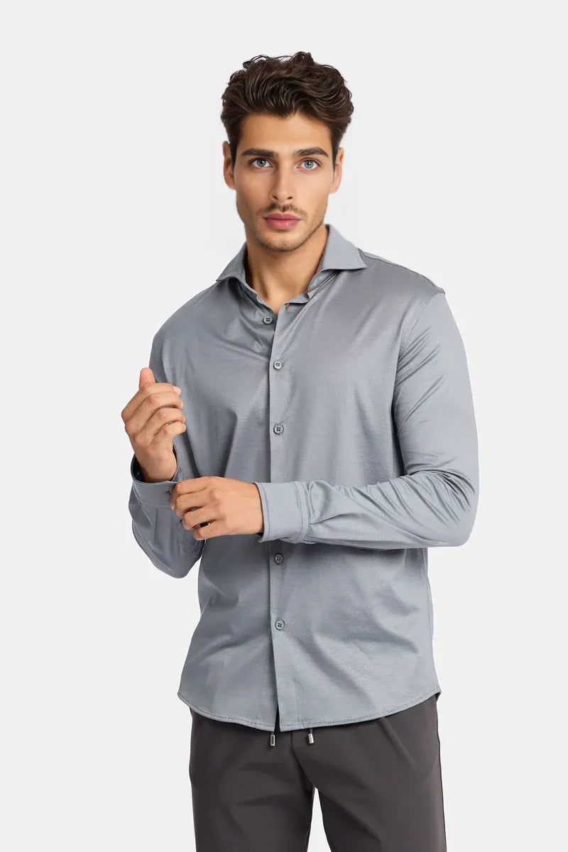 Smoky Gray Formal Shirt